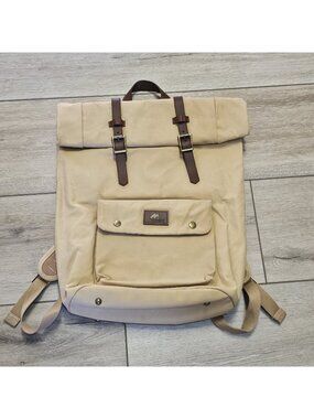 Retro Maxmind Canvas Roll-Top Laptop Backpack – Unisex Gorpcore